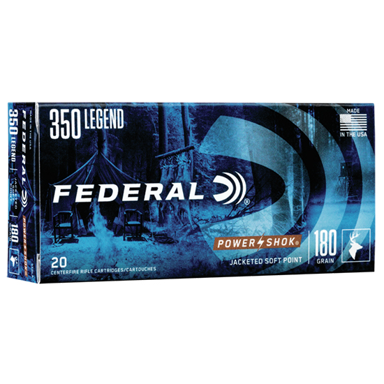 FED POWER-SHOK 350LEG 180GR 20/10 - Ammunition